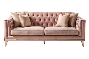 Fototapeta premium High-Quality Modern Sofa PNG – Minimalist Design, Transparent Background, Perfect for Interior Design & E-commerce