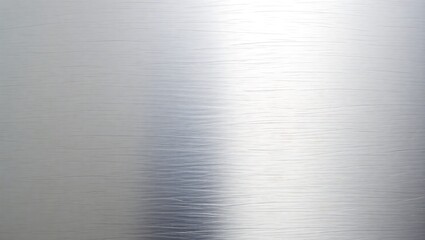Polished Silver Metal Background With Light Reflection And Brush Strokes