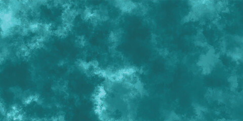 Surreal and Airy Cloud Textures Flowing in a Stormy Wash of Blue-Green Mist

