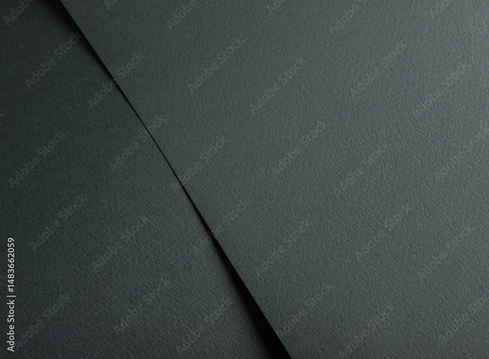 Poster dark green paper texture with a matte finish. elegant, minimalistic geometric pattern with simple