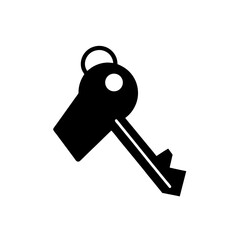 key with tag icon on white background  .svg