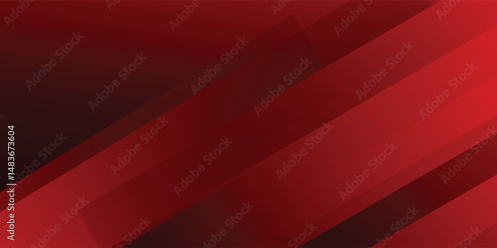 Poster abstract modern red background with diagonal lines.minimal futuristic gradient shape background vect