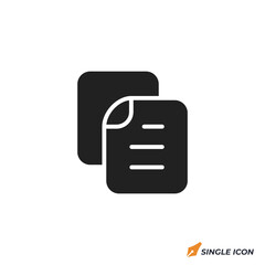 Fototapeta premium document icon vector illustration. document symbol isolated on white background