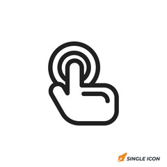 interaction icon vector illustration. interaction symbol isolated on white background