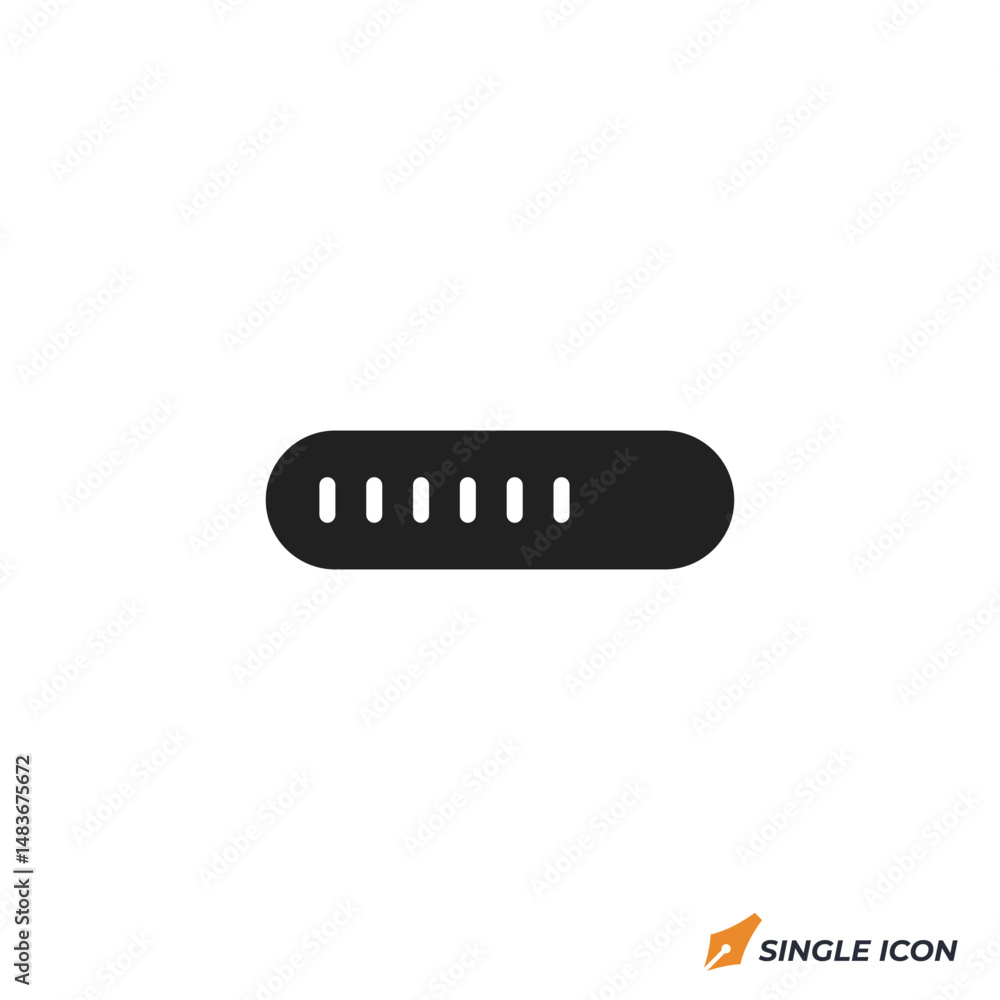 Poster loading icon vector illustration. loading symbol isolated on white background