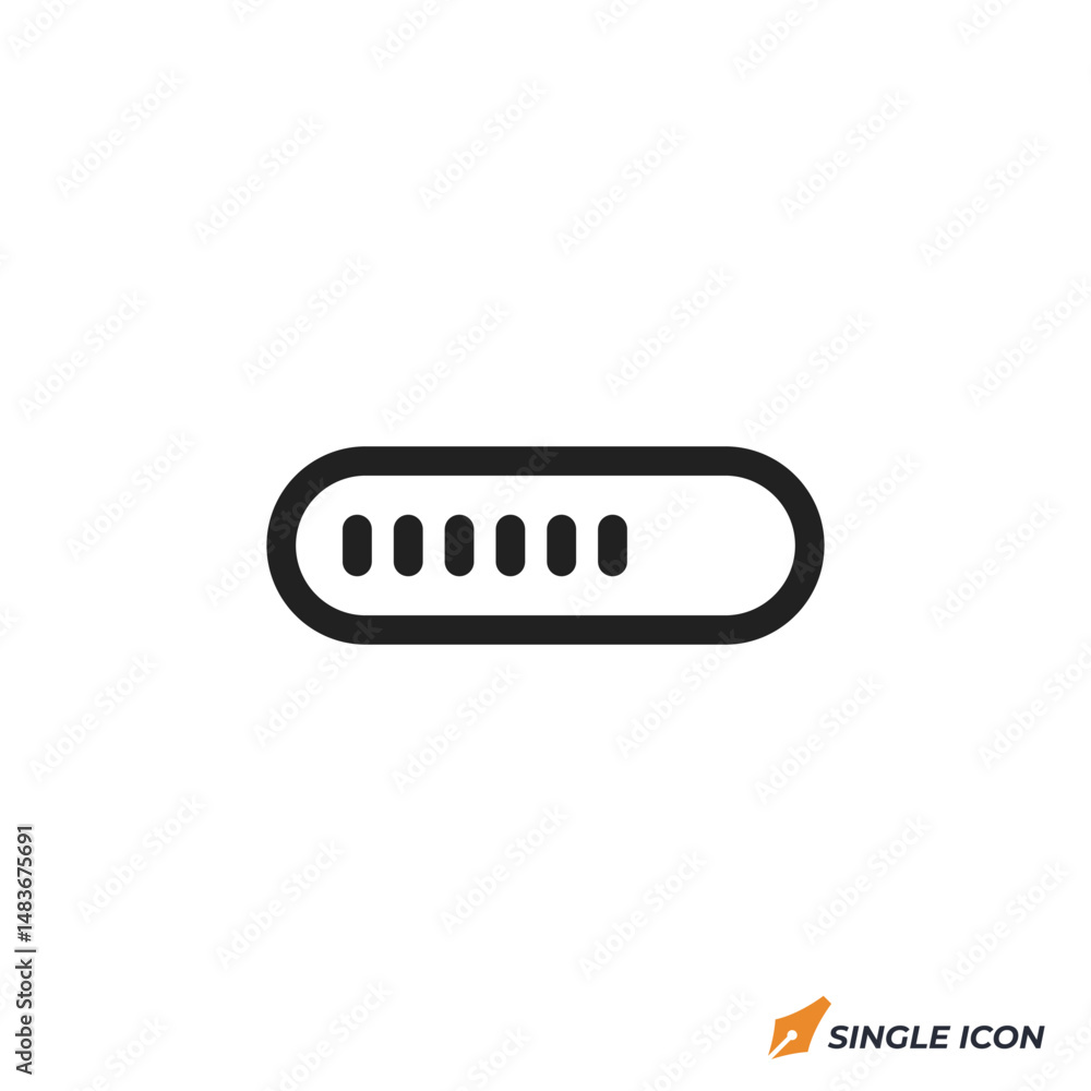 Aufkleber loading icon vector illustration. loading symbol isolated on white background