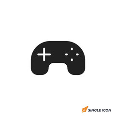 Game controller icon vector illustration. Game controller symbol isolated on white background