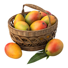 Mango Basket PNG Image