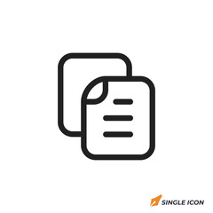 document icon vector illustration. document symbol isolated on white background