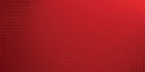 Red diagonal geometric shape with halftone. Modern fiber textured vector