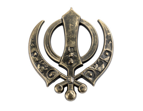 Ornate Khanda Symbol