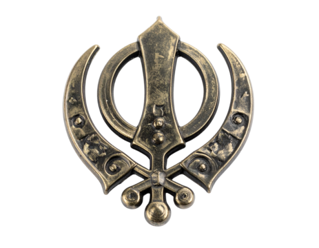 Ornate Khanda Symbol