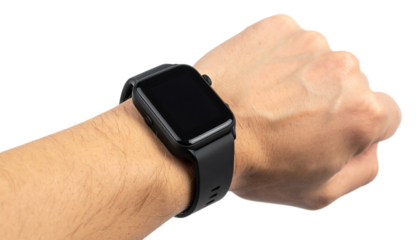 Sleek Smartwatch on Wrist