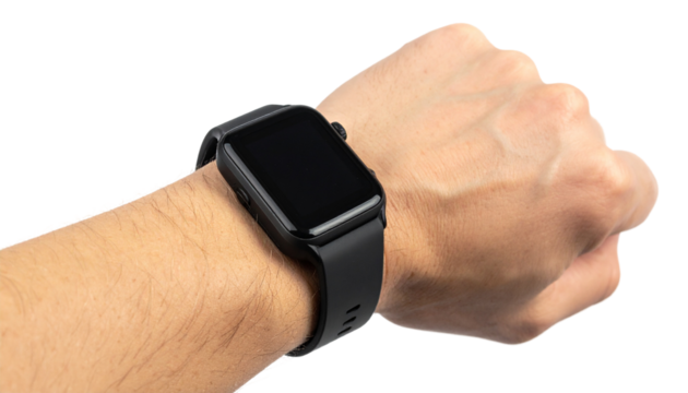 Sleek Smartwatch on Wrist