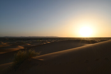 dunes de Merzouga (Maroc)