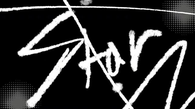 Dust and scratches damaged film surface. Dynamic film rolling effect. Alpha channel