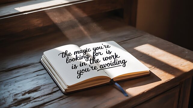 inspirational quote with ray of hope - Powered by Adobe