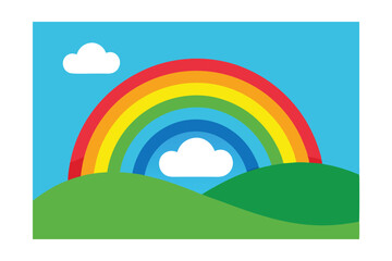 rainbow in the sky