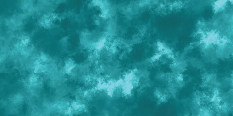 Cloud Mist Rolling in Fluid Teal Hues Over a Calm Cyan Field

