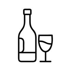Alcoholic cocktails icons