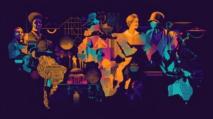 Celebrating black history month through reflective design in community spaces a visual journey of culture and heritage