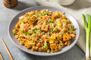 Homemade Asian Tofu Fried Rice