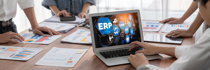 ERP enterprise resource planning software for brisk business to plan the marketing strategy