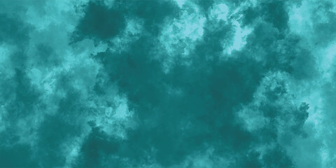 Expressive Atmospheric Ink in a Symphony of Turquoise Mist

