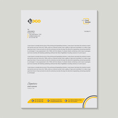 A Corporate Letterhead Design Template
