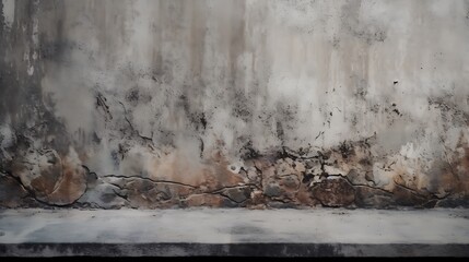 Cracked and weathered concrete background.
