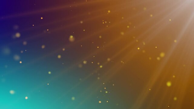 Golden Summer concept the motion of bokeh sunlight natural shadow overlay loop background, logo titles in award, music, wedding, anniversary, party and presentation backdrops, corporate.