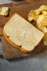 Homemade American Peanut Butter Sandwich