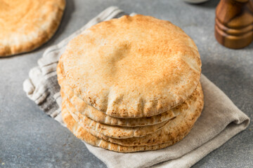 Homemade Greek Pita Bread Pockets