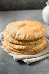 Homemade Greek Pita Bread Pockets