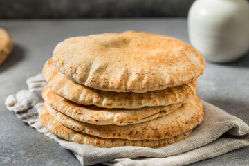 Homemade Greek Pita Bread Pockets