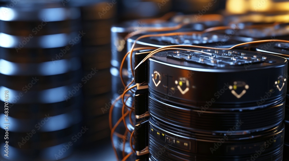 Poster stacking lithium-ion batteries for enhanced energy storage solutions in industrial settings a techni