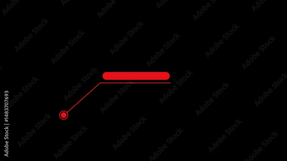 Poster animation of hud elements. callus hud elements with text coming soon. animation callus for text. and