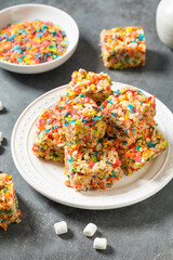 Homemade Fruity Rice Crispy Treats