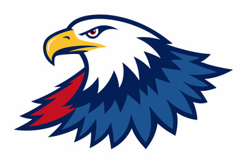 Obraz premium american bald eagle vector illustration