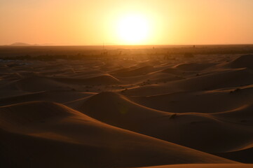 dunes de Merzouga (Maroc)