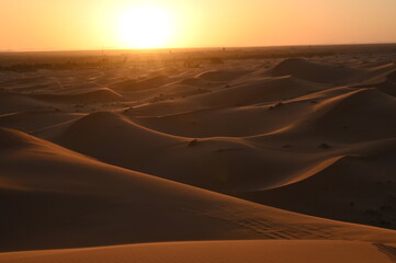dunes de Merzouga (Maroc)