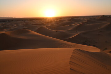 dunes de Merzouga (Maroc)