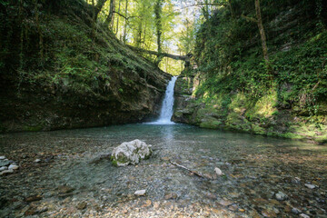 Ivanovsky waterfall, Sochi, Krasnodar Territory.