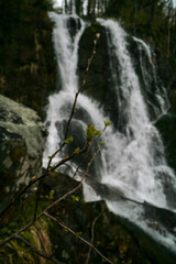 Keyvu Waterfall, Krasnaya Polyana, Sochi.