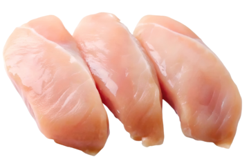 raw chicken breast on transparent background 