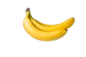 bunch of bananas isolated on transparent background 