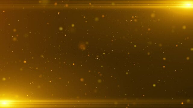 Golden Summer concept the motion of bokeh sunlight natural shadow overlay loop background, logo titles in award, music, wedding, anniversary, party and presentation backdrops, corporate.