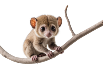 Adorable Baby Loris A Close-Up Portrait of a Tiny Primate