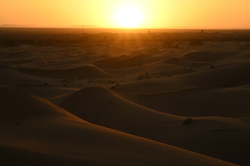 dunes de Merzouga (Maroc)