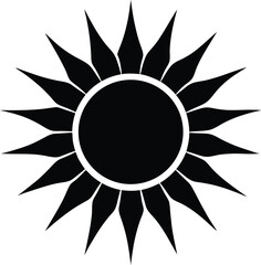 sun rays icon vector illustration